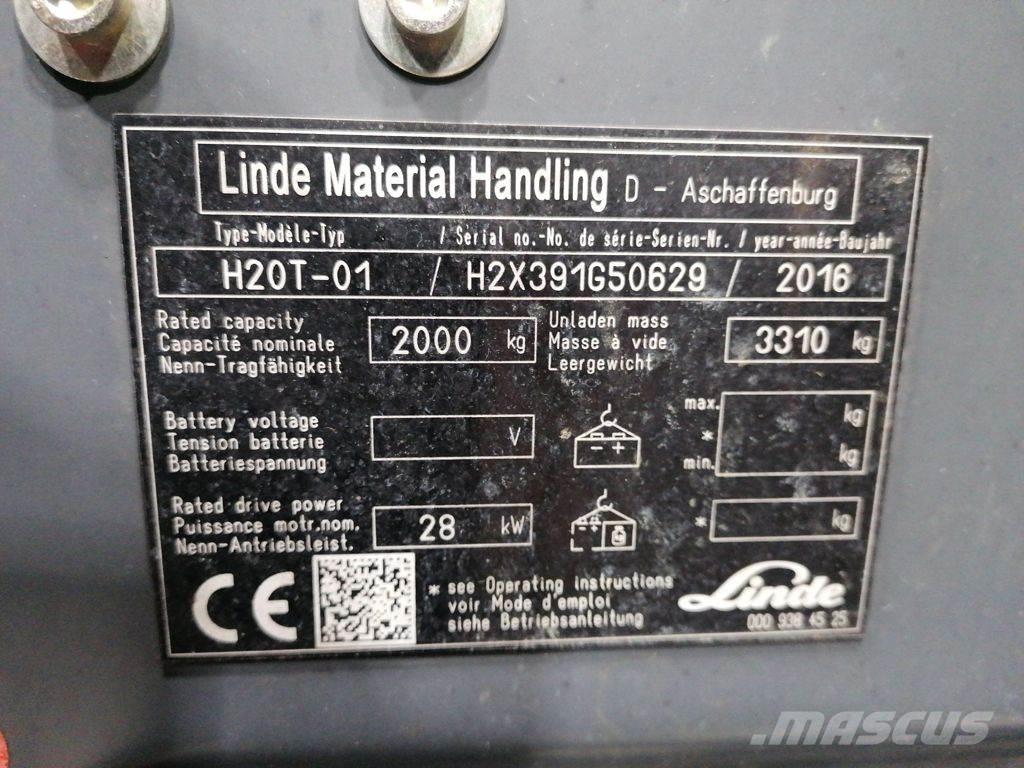 Linde H20T-01 Carrelli elevatori GPL