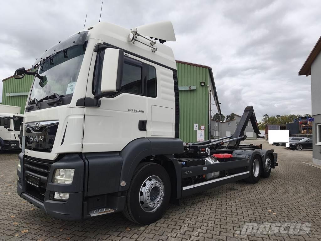 MAN TGS 26.460 Camion con gancio di sollevamento