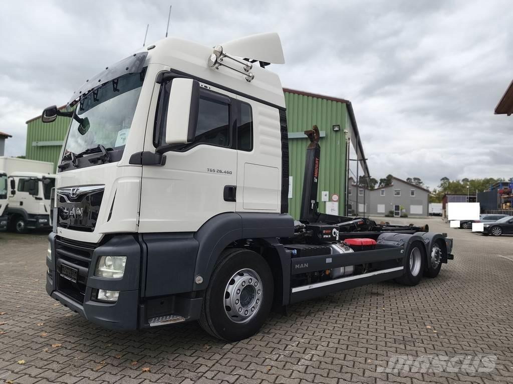 MAN TGS 26.460 Camion con gancio di sollevamento