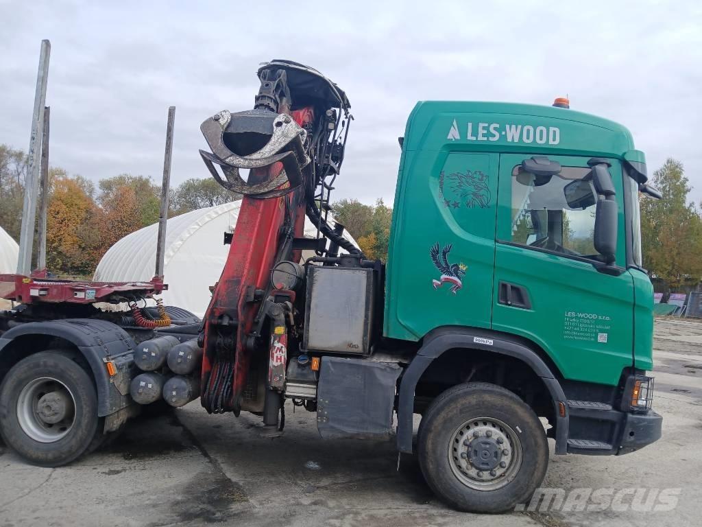 Scania G 500 XT Camion trasporto legname
