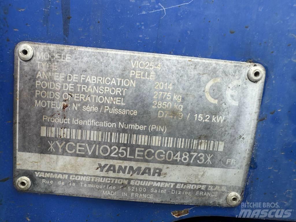 Yanmar Vio 25-4 Miniescavatori