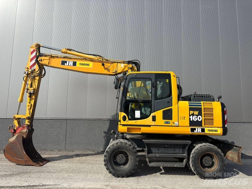 Komatsu PW 160 Escavatori gommati