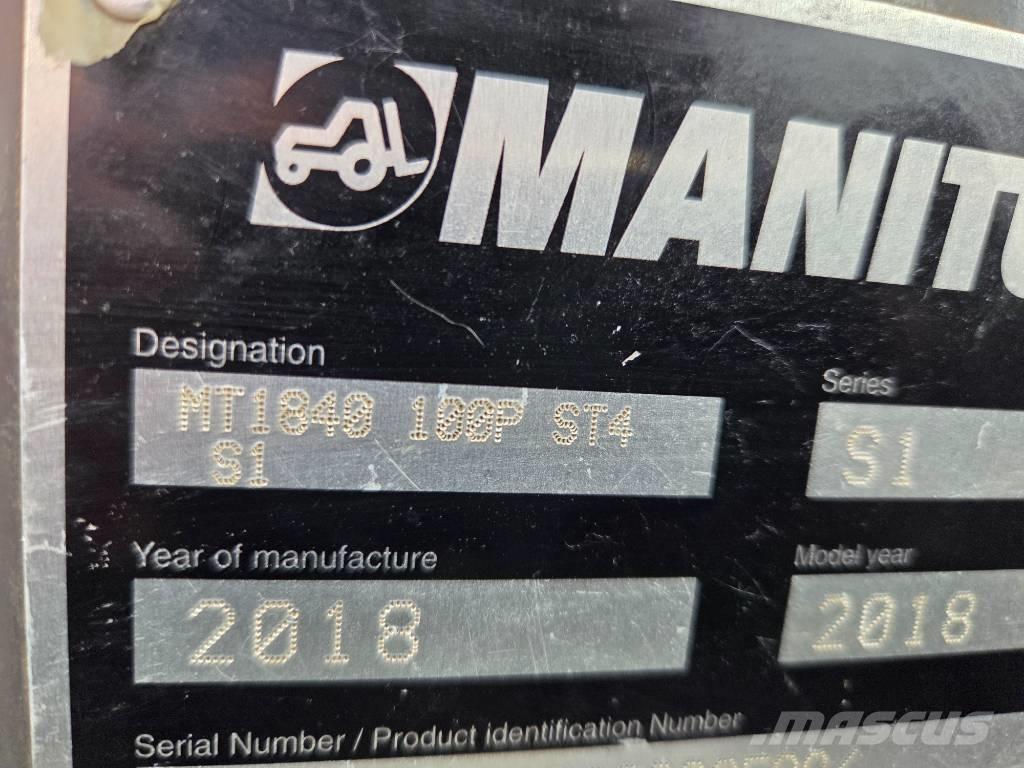 Manitou MT 1840 Sollevatori telescopici