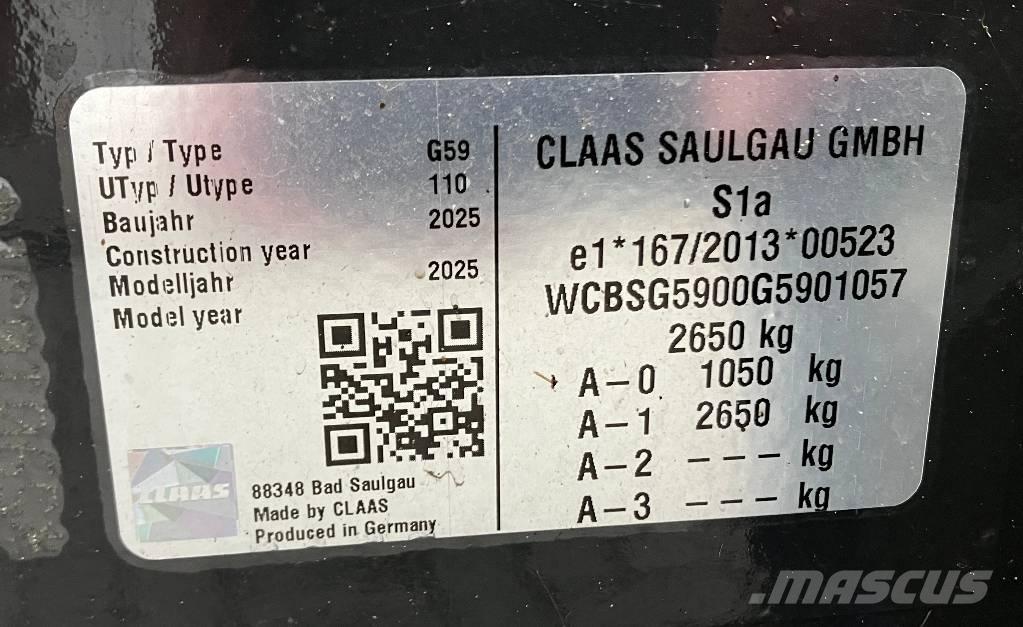 CLAAS Volto 1500 T Ranghinatori