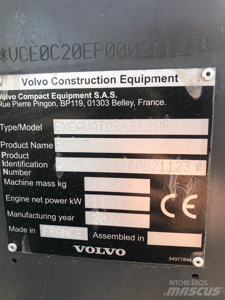 Volvo EC 20 E Miniescavatori