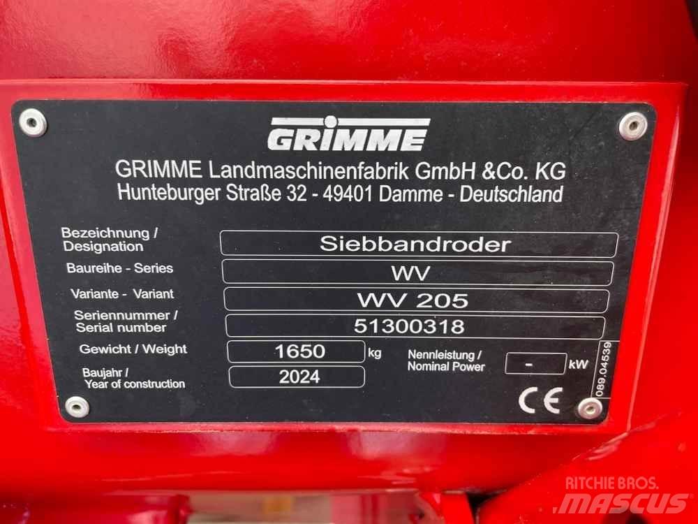 Grimme WV 205 Agricoltura - Altro