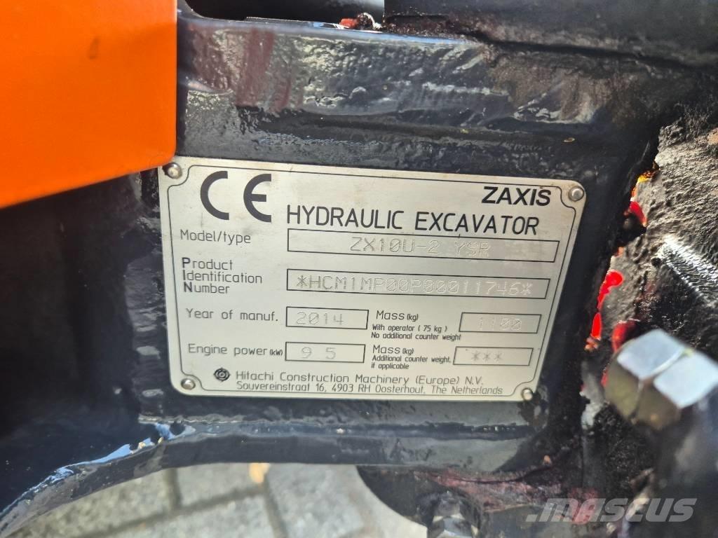 Hitachi ZX 10 U-2 Miniescavatori