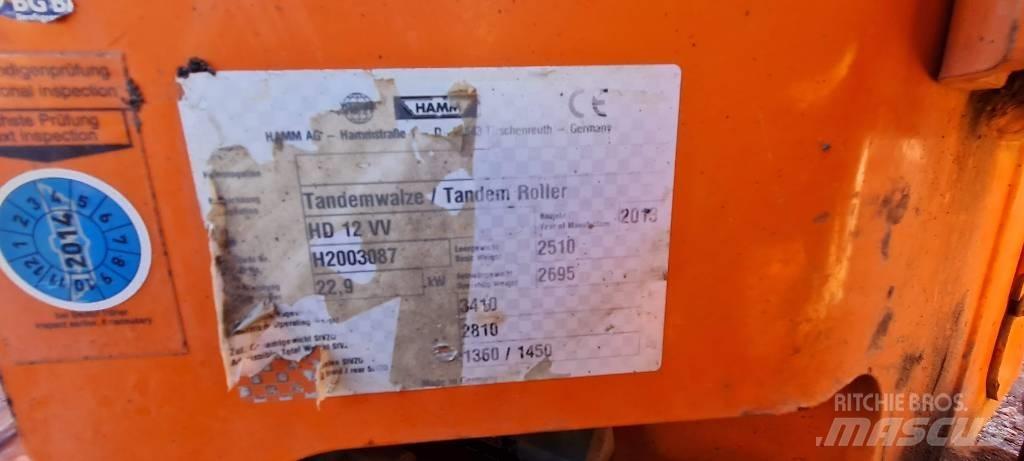 Hamm HD 12 VV Rulli a doppio tamburo