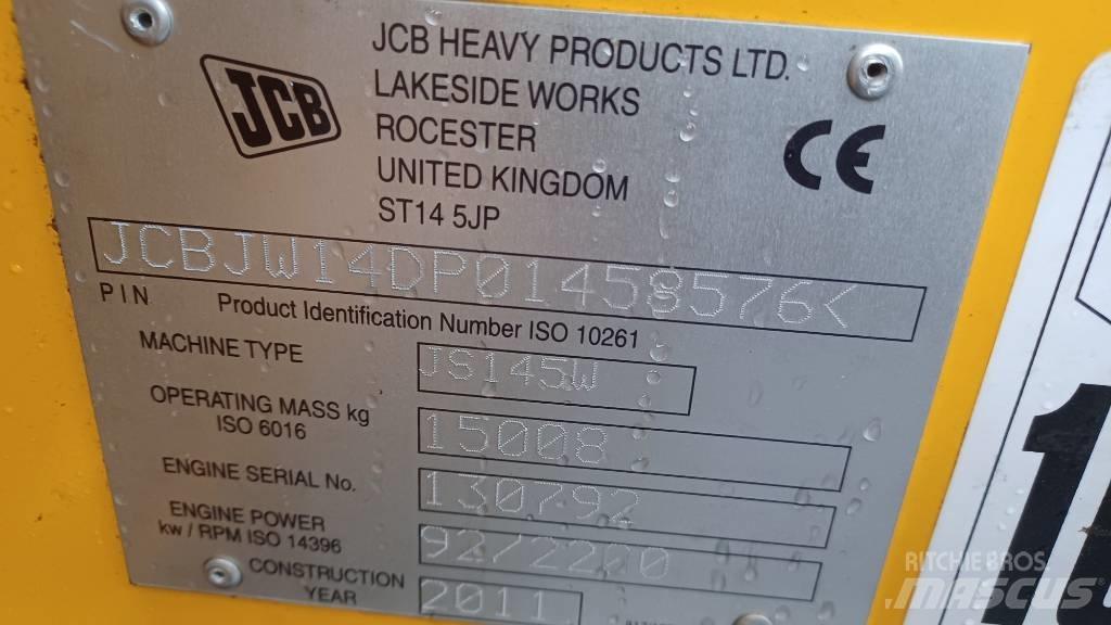 JCB JS 145 W Escavatori gommati