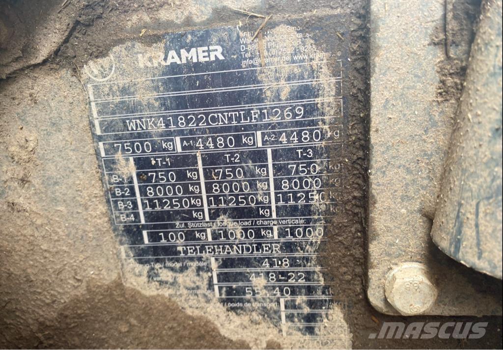 Kramer KT 276 Sollevatori telescopici per agricoltura