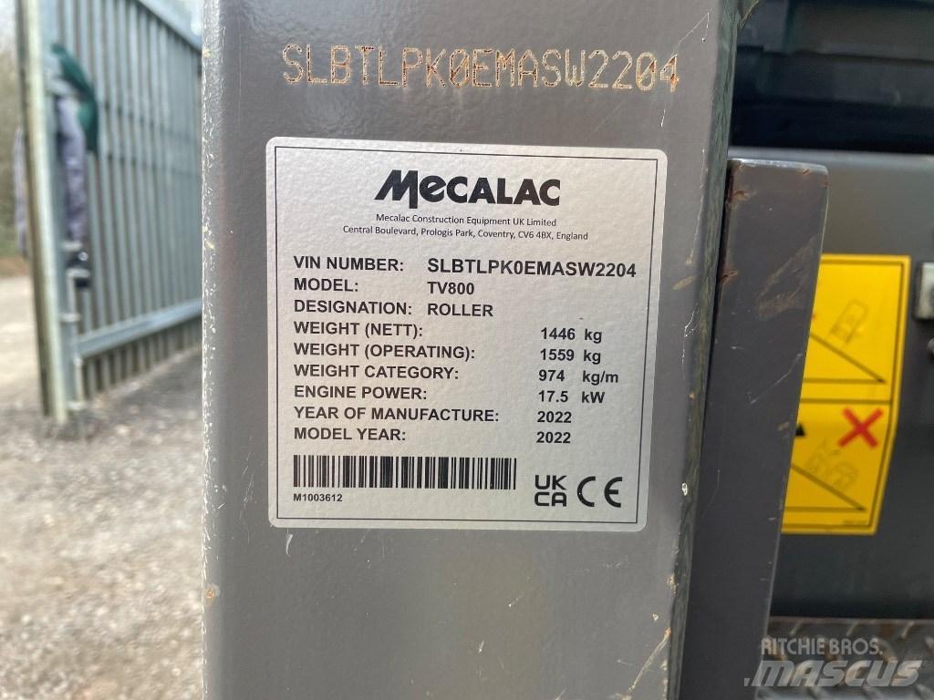 Mecalac TV 800 Rulli a doppio tamburo