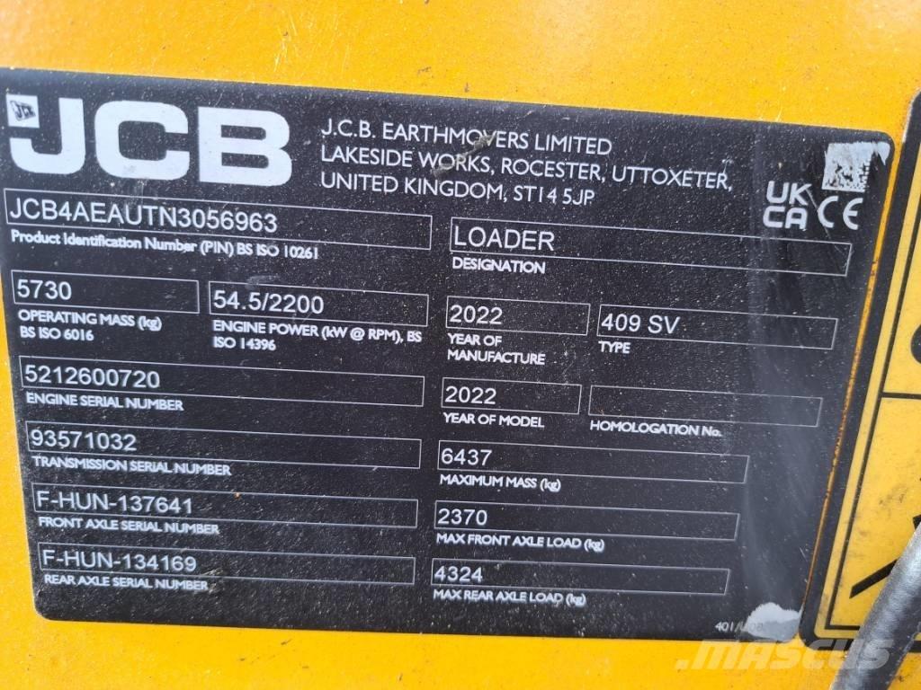 JCB 409 Pale gommate