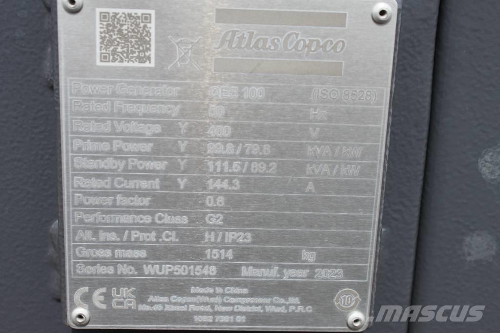Atlas Copco QES 100 Generatori diesel