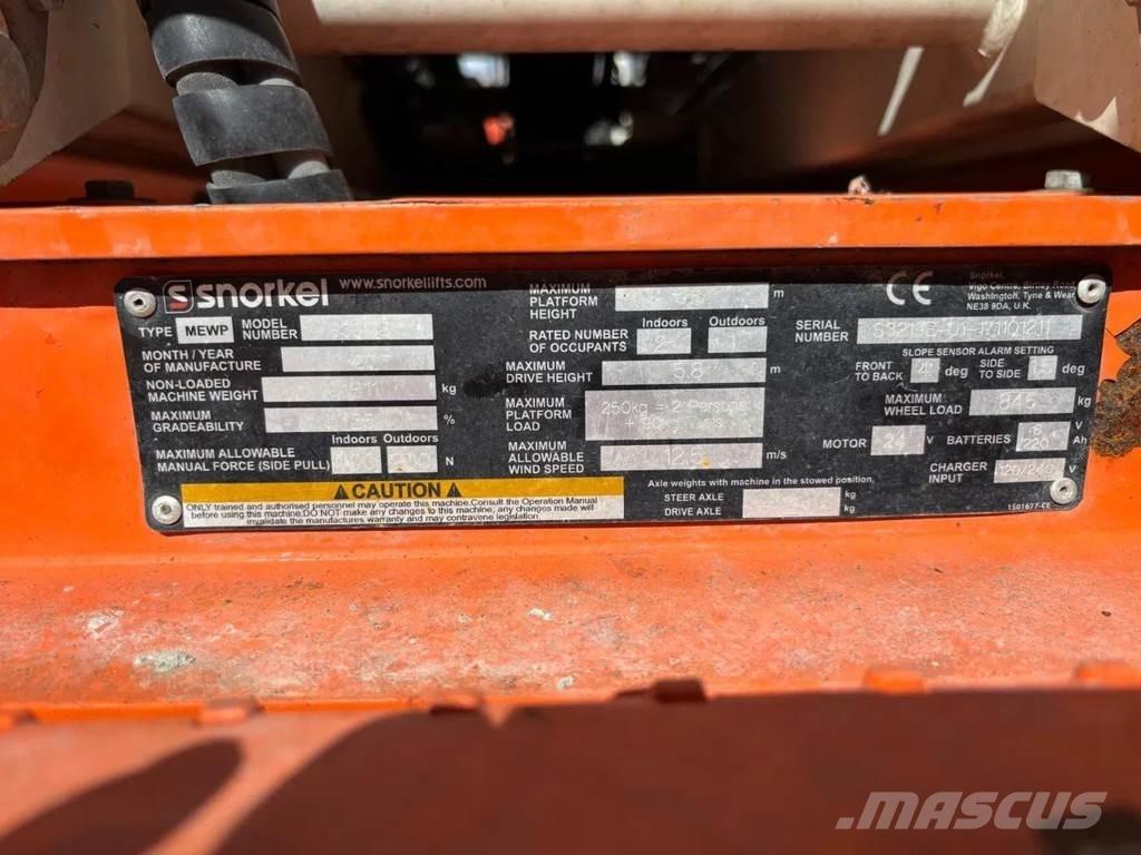Snorkel S3219E Piattaforme a pantografo