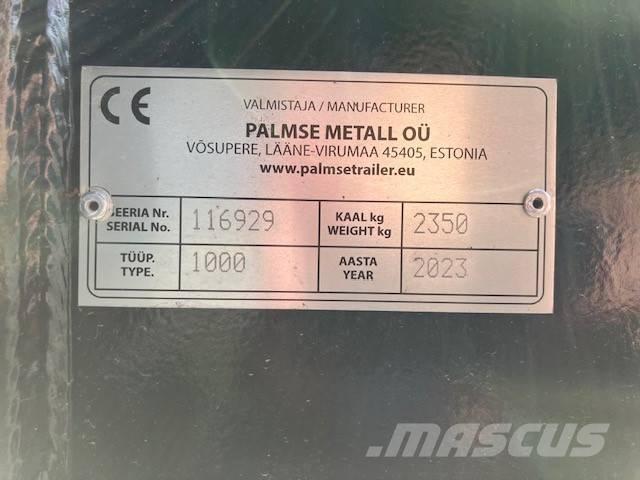 Palmse Trailer D1000 Rimorchi ribaltabili