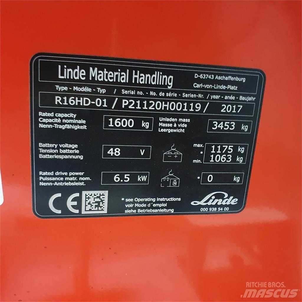 Linde R16HD Carrello retrattile