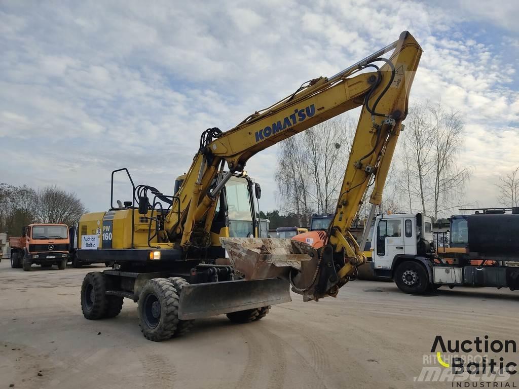 Komatsu PW160-7 Escavatori gommati