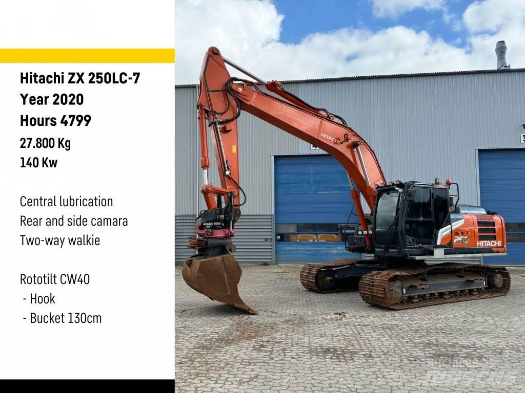Hitachi ZX250-7 Escavatori cingolati