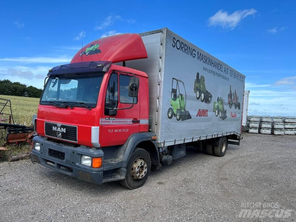 MAN 14.224 Camion con sponde ribaltabili
