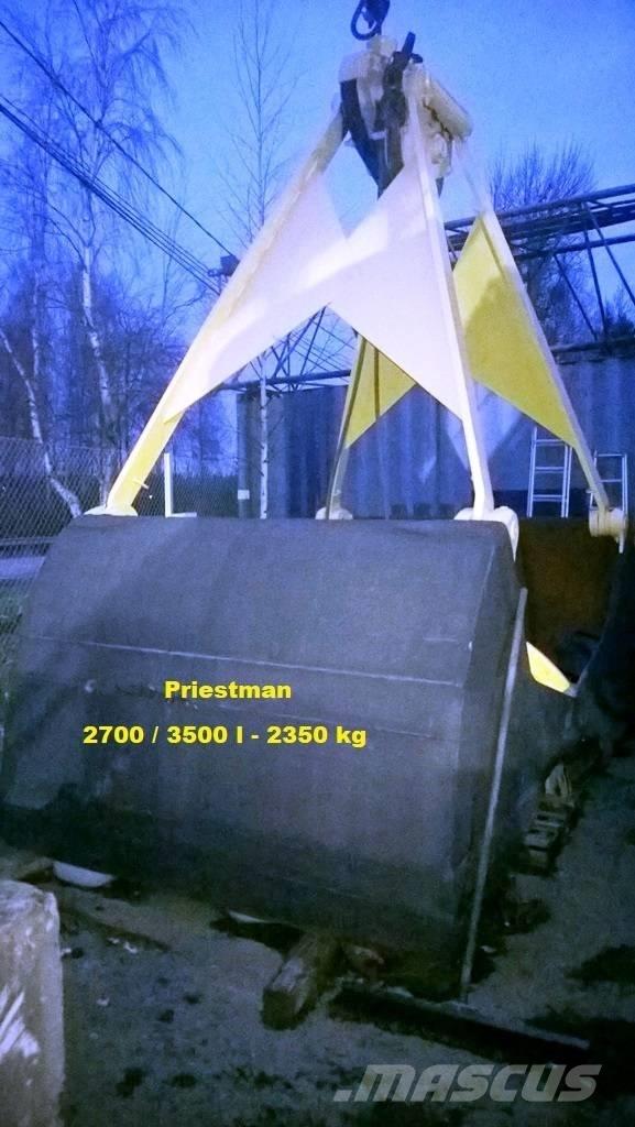 Priestman kauha Parti e equipaggiamenti per Gru