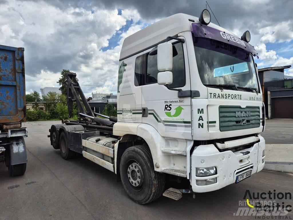 MAN TGA26.463 Camion con gancio di sollevamento