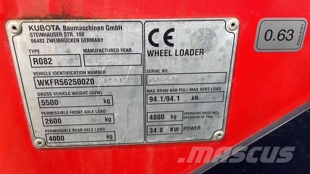 Kubota R082 Pale gommate