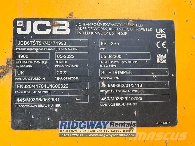 JCB 6 ST Mini dumper
