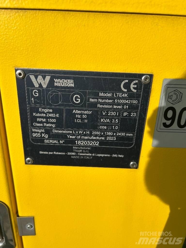 Wacker Neuson LTE4K Torri faro