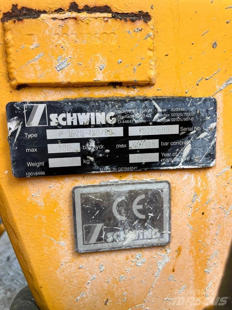 Schwing P1620-120/80 Autopompe per calcestruzzo