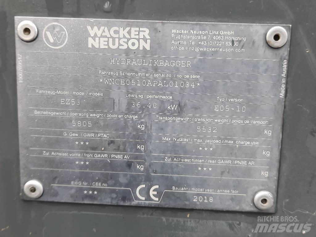Wacker Neuson EZ 53 Miniescavatori