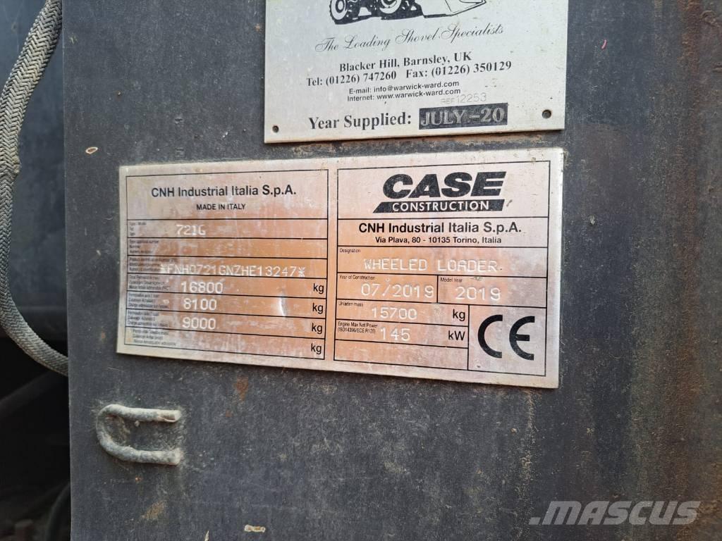 CASE 721 G Pale gommate