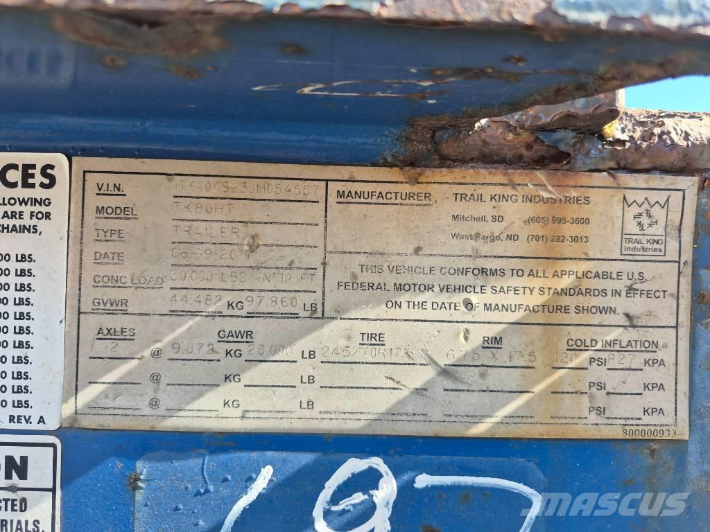 Trail King TK80HT Altri rimorchi