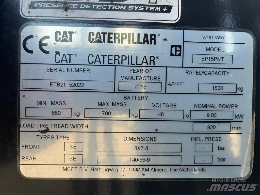 CAT EP15NT Carrelli elevatori elettrici