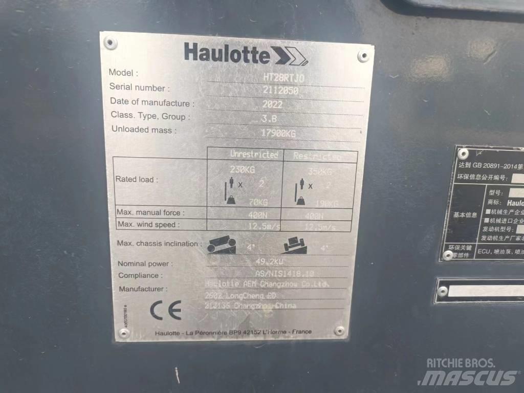 Haulotte HT28RTJO Piattaforme a braccio telescopico