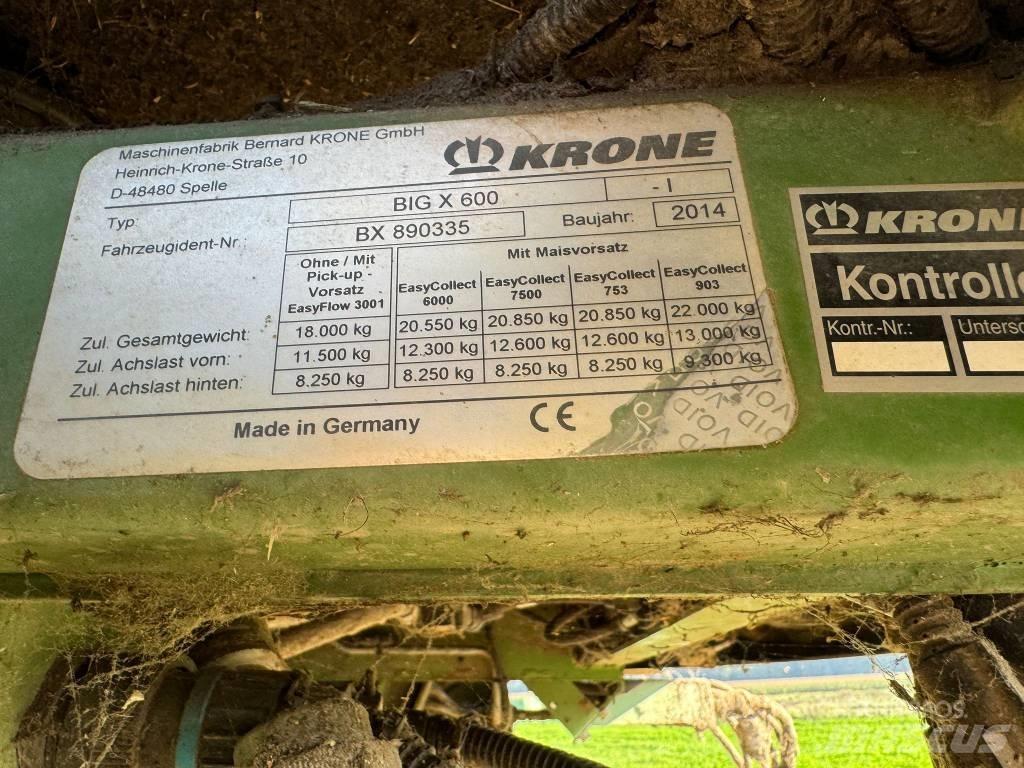 Krone Big X 600 Trince semoventi