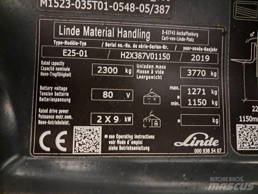 Linde E25-01 Carrelli elevatori elettrici