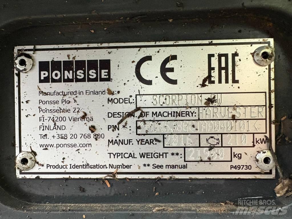 Ponsse Scorpion Abbattitrici, Disboscatrici