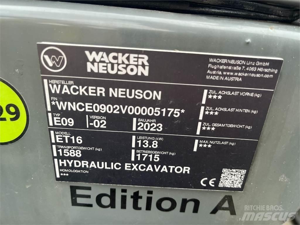 Wacker ET 16 Miniescavatori