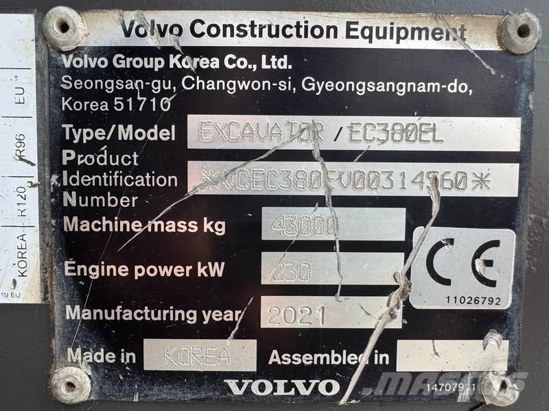 Volvo EC 380 EL Escavatori cingolati