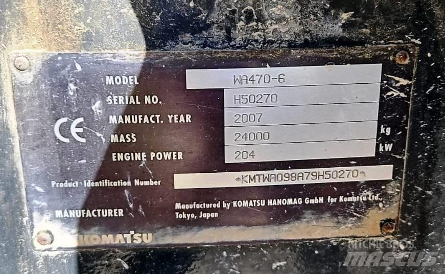 Komatsu WA 470-6 Pale gommate