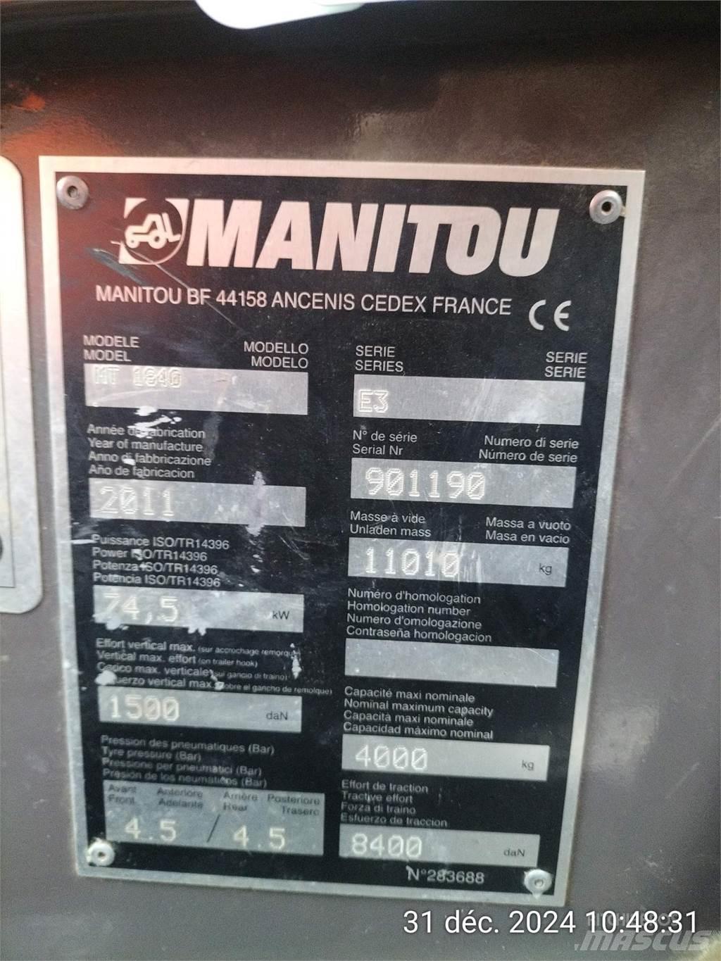 Manitou 1840MT Sollevatori telescopici