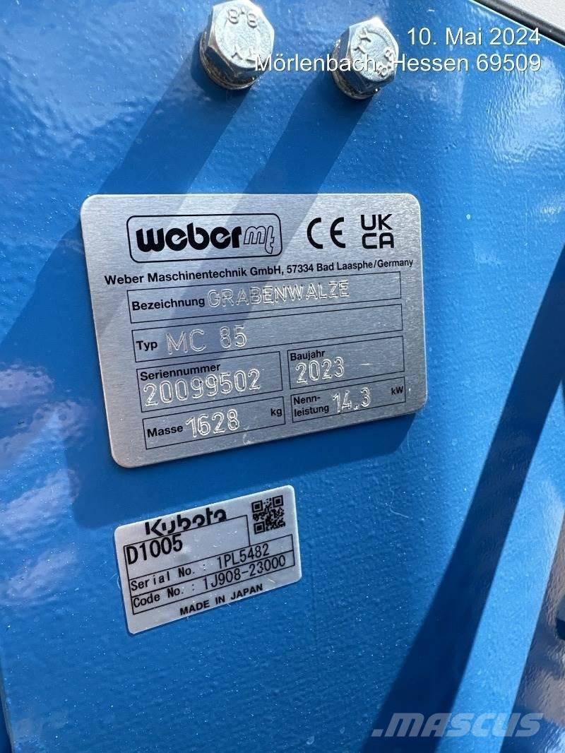 Weber MC85 Rulli compattatori