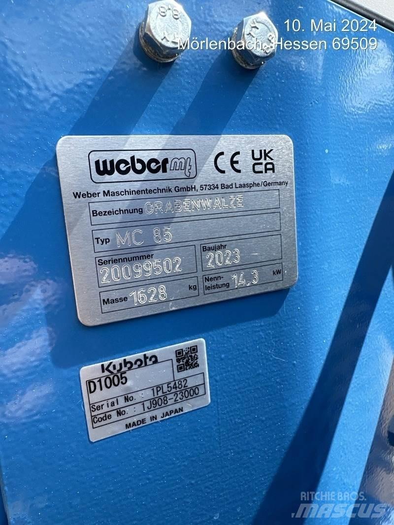 Weber MC85 Rulli compattatori