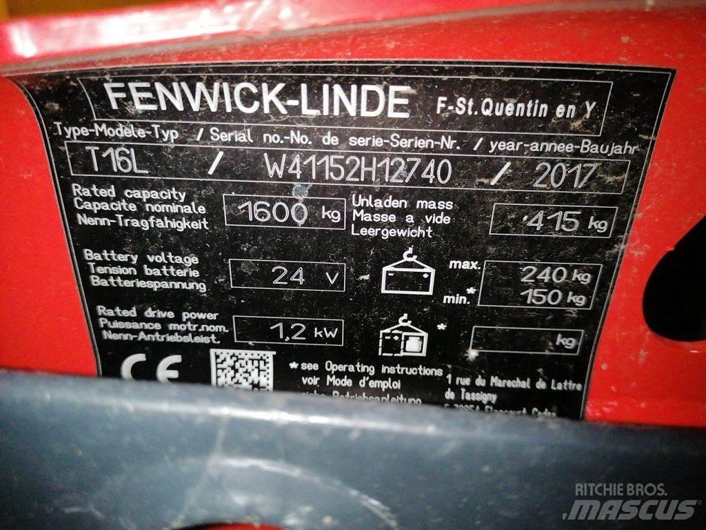 Linde T16L Transpallet manuale