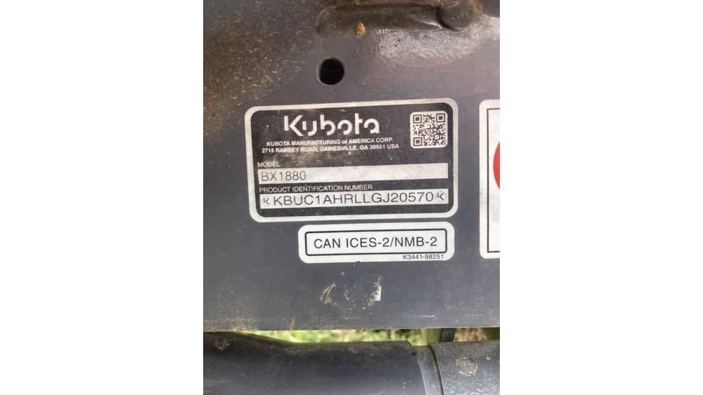 Kubota BX 1880 Trattori