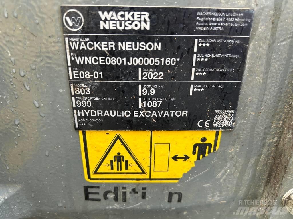 Wacker Neuson 803 Escavatori cingolati