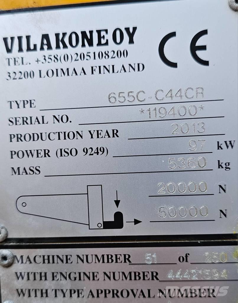 Wille 655 C Escavatori gommati