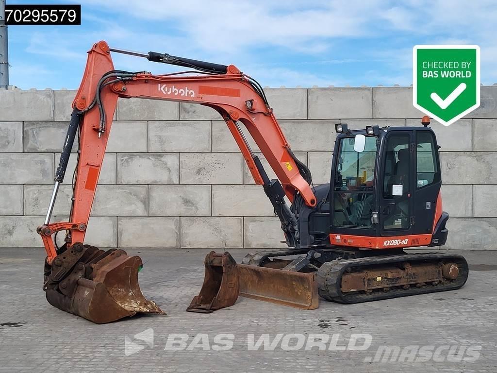 Kubota KX080-4a Miniescavatori
