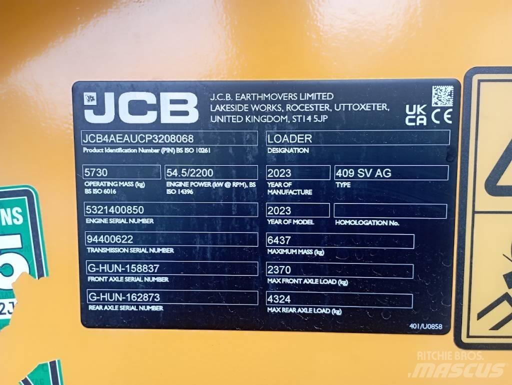 JCB 409 Pale gommate