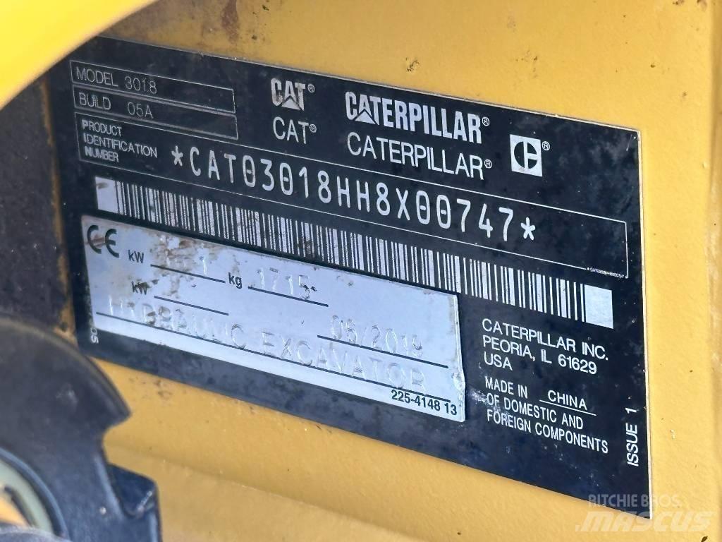 CAT 301.8 Miniescavatori